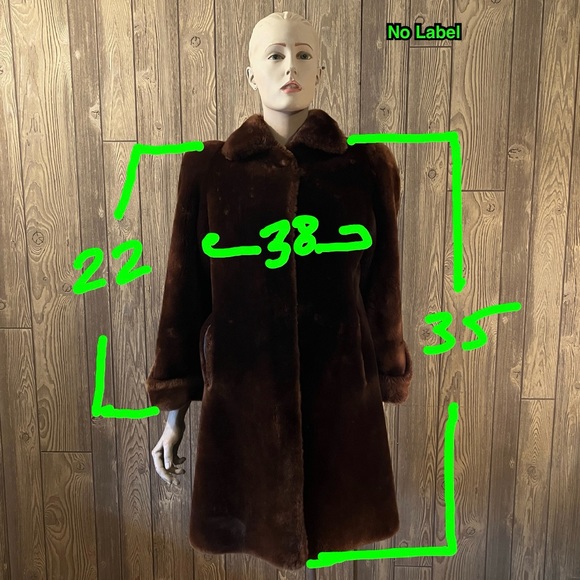 Vintage Teddy Bear Jacket Women's Chocolate Brown No Labels - Picture 2 of 13